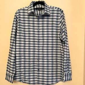 Claiborne Men’s Shirt LS Button Up Stretch Medium